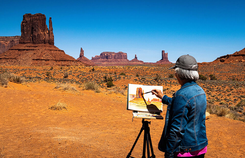 Image of Painting Monument Valley 2022